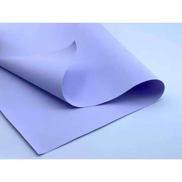 500d buena resistencia a la abrasión lona PVC púrpura