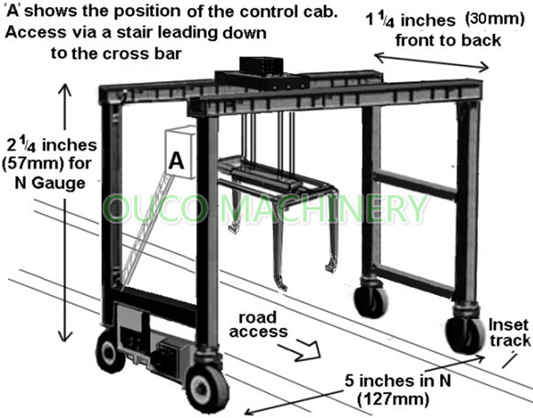 over height container spreader