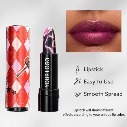 Custom Vegan Ph Color Changing Lipstick with Your Logo
