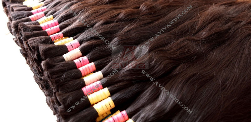 Unprocessed Virgin Remy Hair Bulk (AV-HB015)