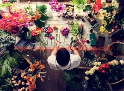 Florist Floral Wrapping Paper