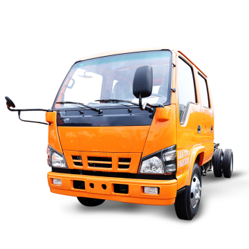 Qingling Motors 2 Tons Truck Chassis with Double Cabin and 130 HP for Sale