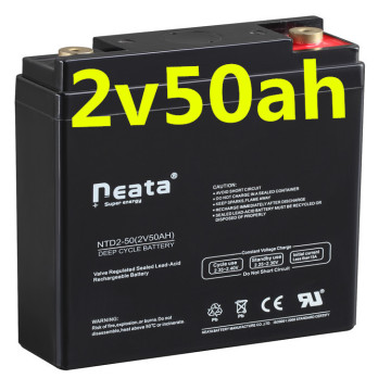 Neata Low Price 2v 50ah Silicone Gel Batteries