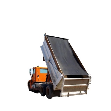 8 x 18 ft PVC Coated Black Heavy Duty Dump Truck Mesh Tarp Cover