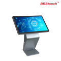 27 "ကြမ်းပြင် stand touch screen interactive kiosk