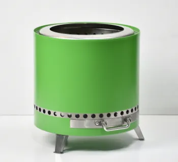 Smokeless Portable Stainless Steel Fire Pit for Outdoor Camping and Patio Use