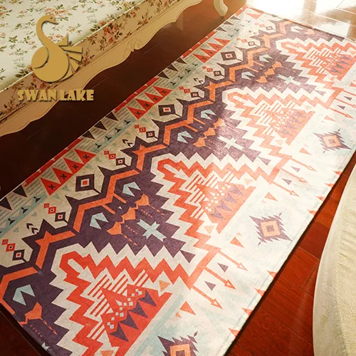 Design Good Wearability Nonwoven Runner Rug Mat