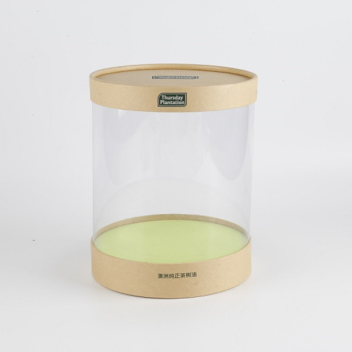 Customized Kraft Paper Oil Food Packaging Tube Box