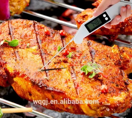Hot Sale Mini Digital Selectable Thermometer Sensor Cooking Fordable Meat BBQ Thermometer
