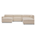 Fashionable And Textured Design Corner Sofas Durable And Stable High Density Sponge Corner Sofas Manufactory