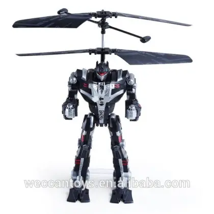 2.5CH RC Robot Helicopter with light RC battle robot with gyro