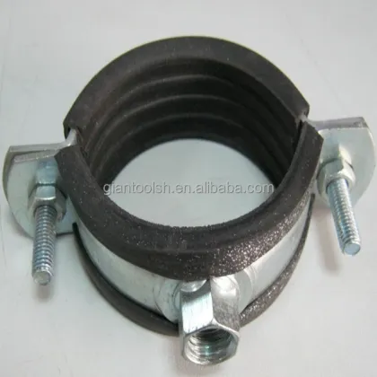 Hanging Split Pipe Clamp with Rubber Coated Pipe Clamps