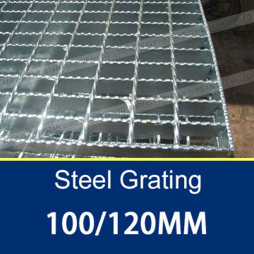 100mm /120mm Galvanized Steel Grating Plate