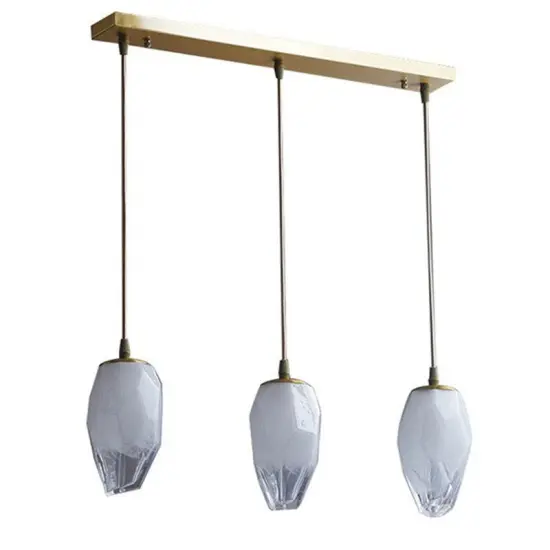 INSHINE Drop White Glass Pendant Light