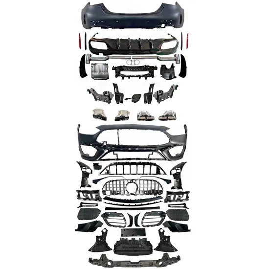High Quality PP Material W206 C63 Bumpers for Mercedes Benz C Class 2021-2022