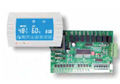 Panel de control de la bomba de calor