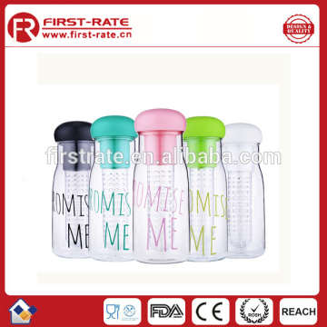 550ML My Plastic Water Bottle Tea Fruit Infuser Infusing For Sport Travel