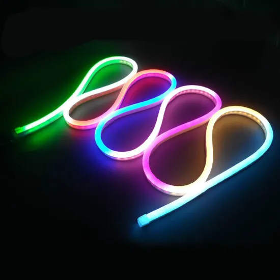 12V Dream Color Digital DMX LED Neon Rope Light Strip Sample