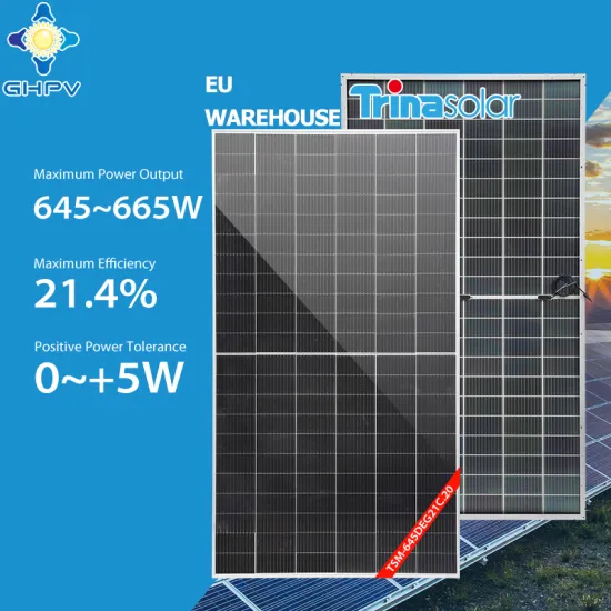 Trina Solar Panels: High-Efficiency Vertex Series - 645W, 655W, 660W Mono Modules & 665W Bifacial PV Panels in EU Warehouse Stock