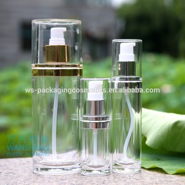 Acrylic Oval Lotion Bottle, 15ml,30ml,60ml,120ml Clear Oval Bottle