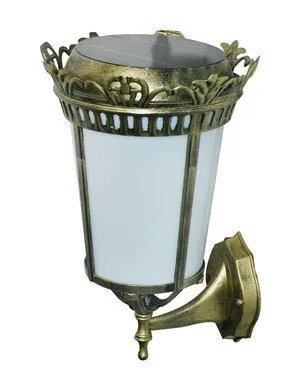 Energy Saving Led / Lvd 5w,15w 12v White Color Solar Outdoor Lamp And Wall Mount