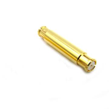 SMP female Adapter plug long gold plated