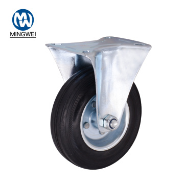 5 Inch Rigid Rubber Caster