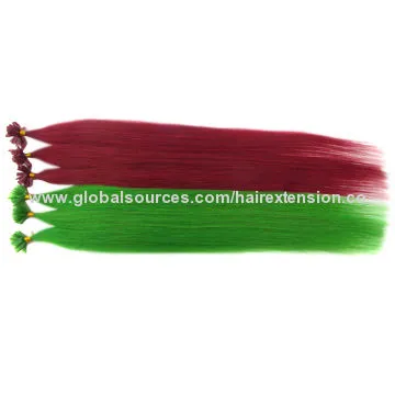 Russian silky straight U-tip hair