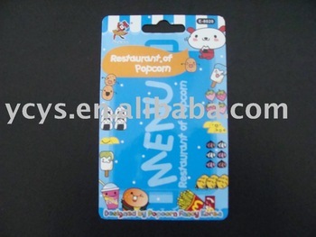 New design color printing paper Blister card for charge battery
