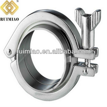 sanitary stainless steel quick release pipe clamps