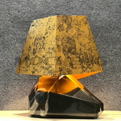 Luxury Alabaster Marble Table Lamps for Bedroom: Hotel Style Reading Lamps