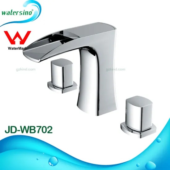 JD-WB702 3-hole Watermark Waterfall deck mounted bathroom Basin mixer