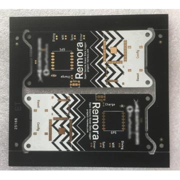 2 layer PCB with black solder