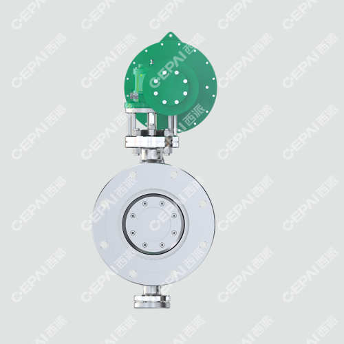 Pneumatic Flanged Triple Eccentric Butterfly Valve