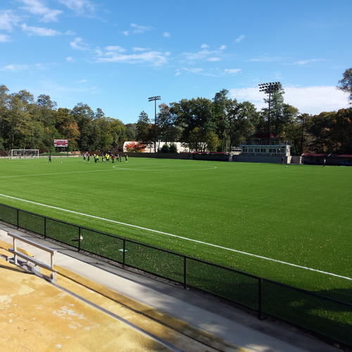 Experiencia de hierba artificial de campo de fútbol