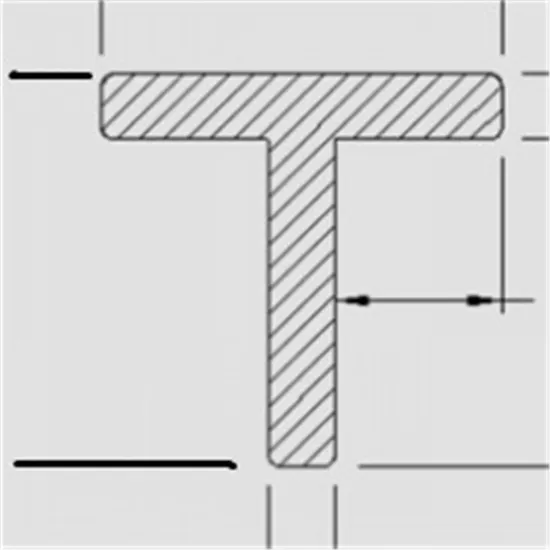 Low cost T steel structure frame for buildings