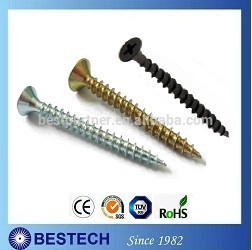 High Quality Cross Recessed Countersunk Flat Head Torx Drive Sharp Point Chipboard Screw