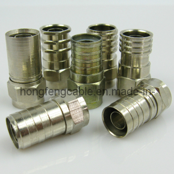 Rg59 RG6 F Crimp Connector