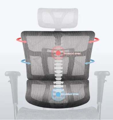 HBADA Adjustable Gaming Office Chair With 4D Armrest
