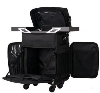 Multi-functional Rolling Makeup Trolley Case