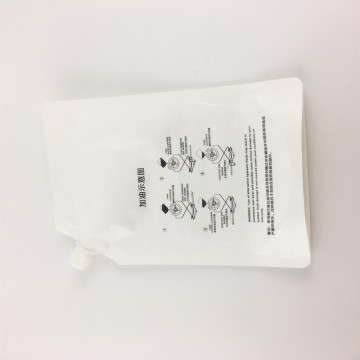 1.5L gasoline plastic packaging bag for hydraulic oil