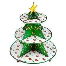 3-Tiers Cupcake Cardboard Display Stand for Party, Pop Colorful Paper Cupcake Holder