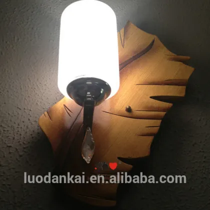 Antique electronic decoration glass guzhen frosted glass wall sconces lamp