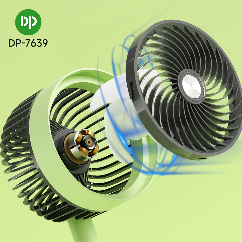 Portable Rechargeable Fan Rotatable Desktop Fan