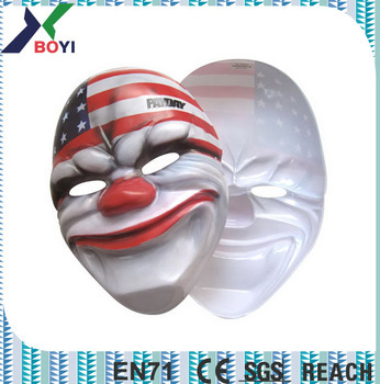 China Manufacturer Cheap Plastic 3D Mask,Embossed 3D PVC Party Mask