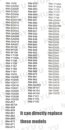 New RM-L1108 Remote Control for Sony Bravia TV