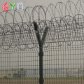 Забор безопасности в аэропорту оцинкованная тюрьма оцинкованной бритвы