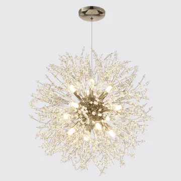 Nordic Modern Luxury Firefly Crystal Lamp for Bedroom and Dining Room
