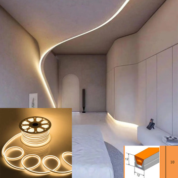 110V/220V Dotless COB Strip Lights 3000K 4000K 6500K 12x12mm for Ceiling Areas
