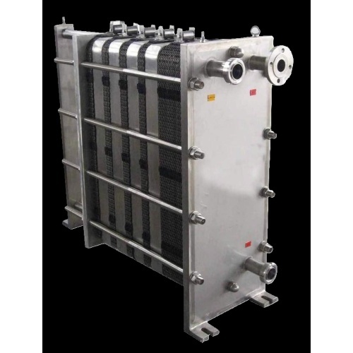 Stainless steel 316L herringbone corrugated plate heat exchanger